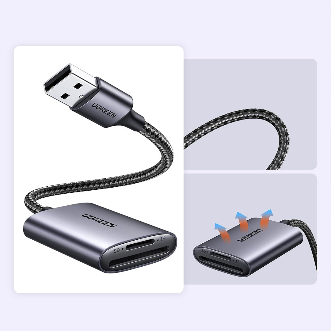 Lexues Kartash Ugreen Me Porte USB 3.0 Per Karta SD/ TF