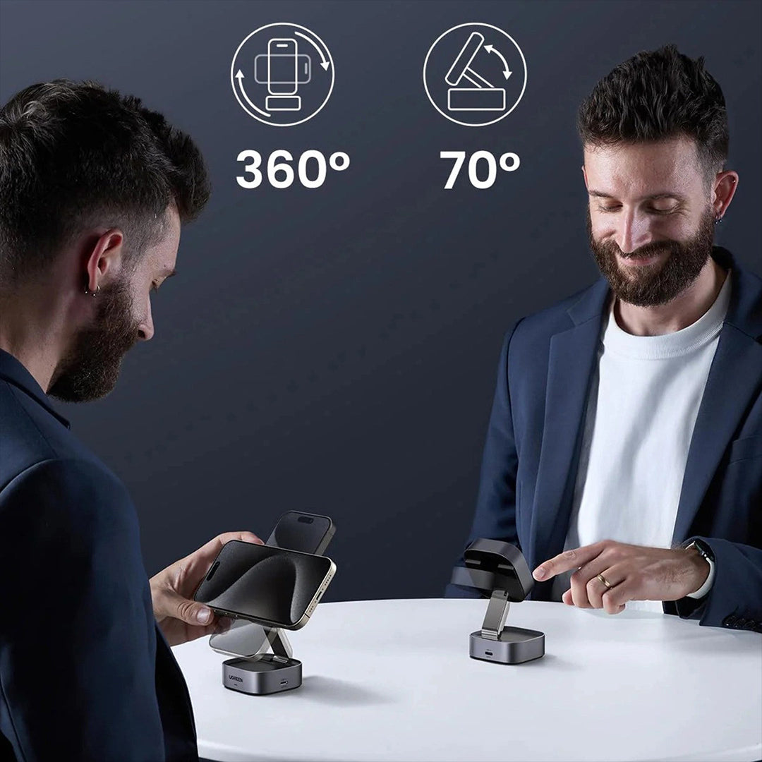 Mbajtese Magnetike Dhe Karikues Wireless 3 Ne 1 Ugreen