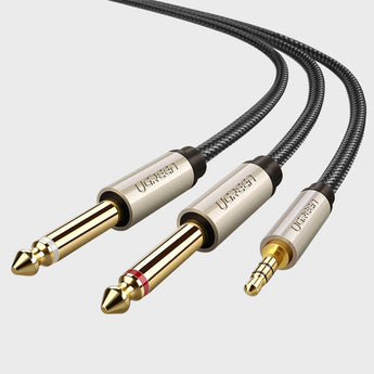 Kabell Audio 3.5mm Ne 2x6.35mm 2m Ugreen