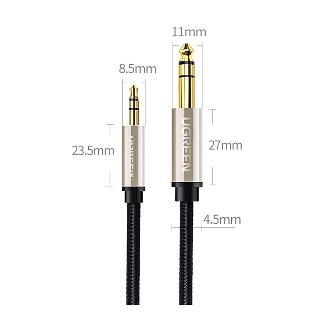 Kabell AUX 3.5mm Ne AUX 6.5mm UGreen 1m/3m