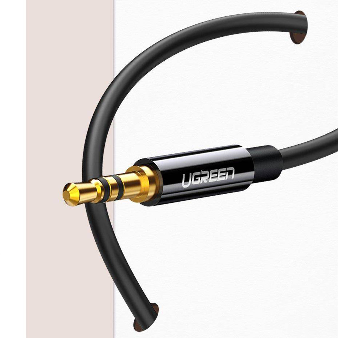 Kabell Adaptor Aux 3.5mm Ne 2 Aux Femra Per Audio Dhe Mikrofon UGreen