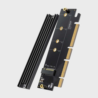 Adaptor PCIe Per SSD M.2 NVMe Me Shpejtesi 64Gbps Ugreen