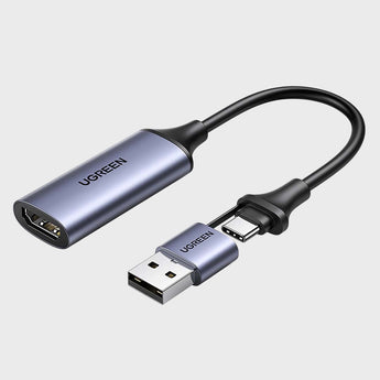 Adaptor Kabell Nga HDMI Ne USB-A & USB-C Ugreen