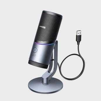 Mikrofon Profesional Me Drejtim Cardioid Dhe Drita RGB UGreen