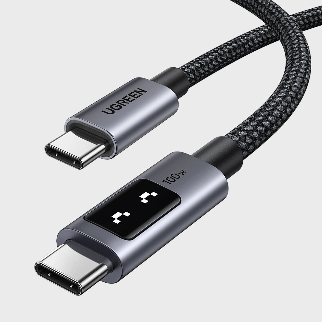 Kabell USB-C (M) Ne USB-C (M) Uno 100W 5A 1m Ugreen
