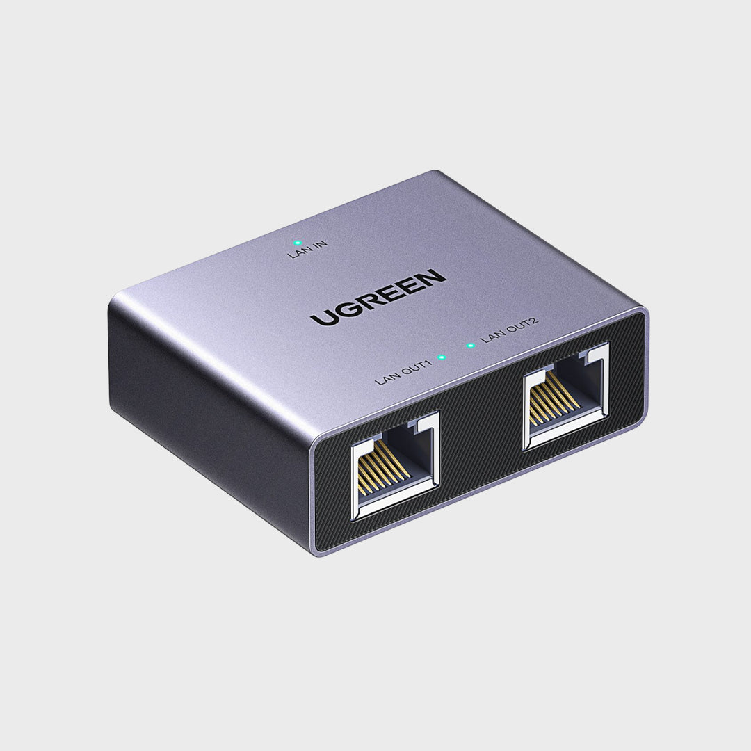 Adaptor Splitter Ethernet Ugreen 1Gbps 1 Ne 2