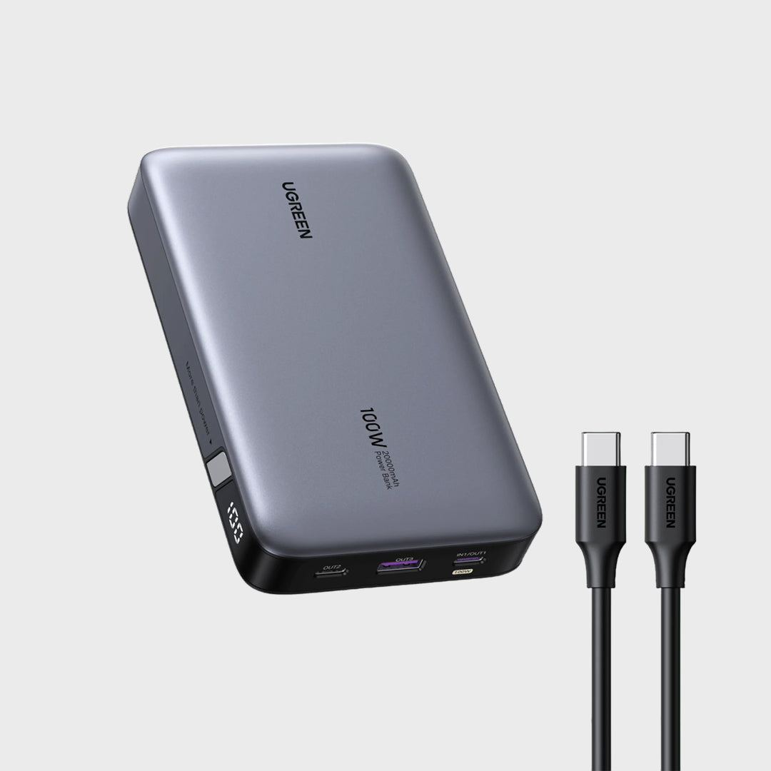 Bateri E Jashtme UGreen 20000mAh 100W Me 3 Porta