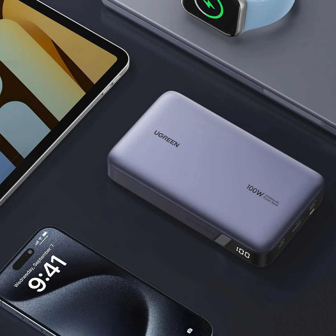 Bateri E Jashtme UGreen 20000mAh 100W Me 3 Porta