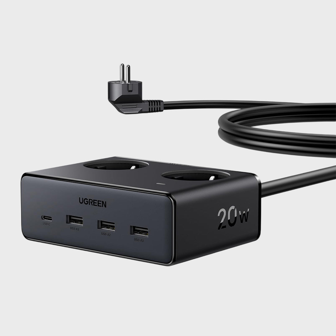 Multiprize 2 Vendeshe Me Porta 3xUSB-A Dhe 1xUSB-C Ugreen