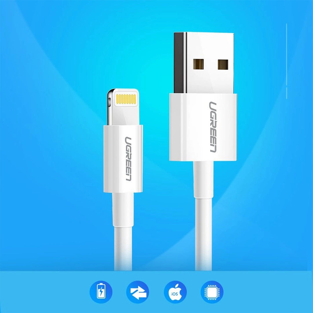 Kabell USB-A Ne Lightning MFi 2.4A UGreen