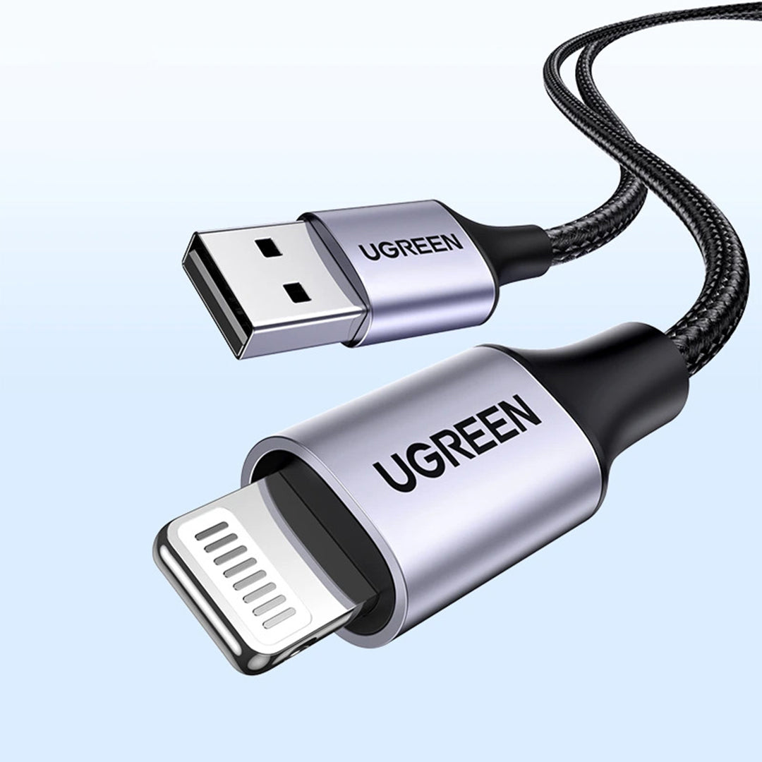 Kabell USB-A Ne Lightning MFi 2.4A UGreen 1.5m
