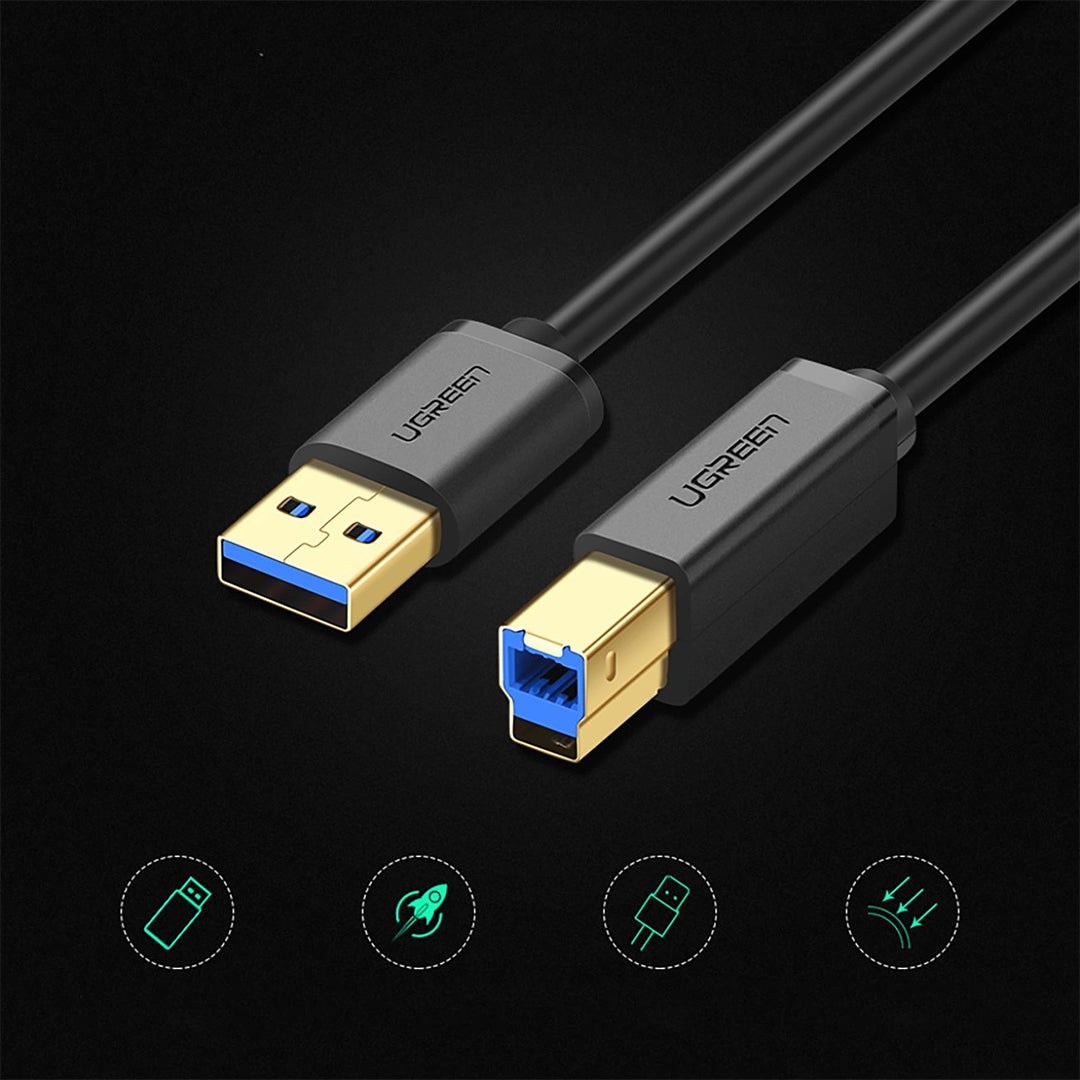 Kabell Printimi USB-A Ne USB-B UGreen