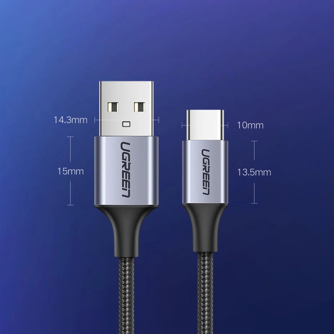 Kabell USB-A  Ne USB-C UGreen 1m/1.5m