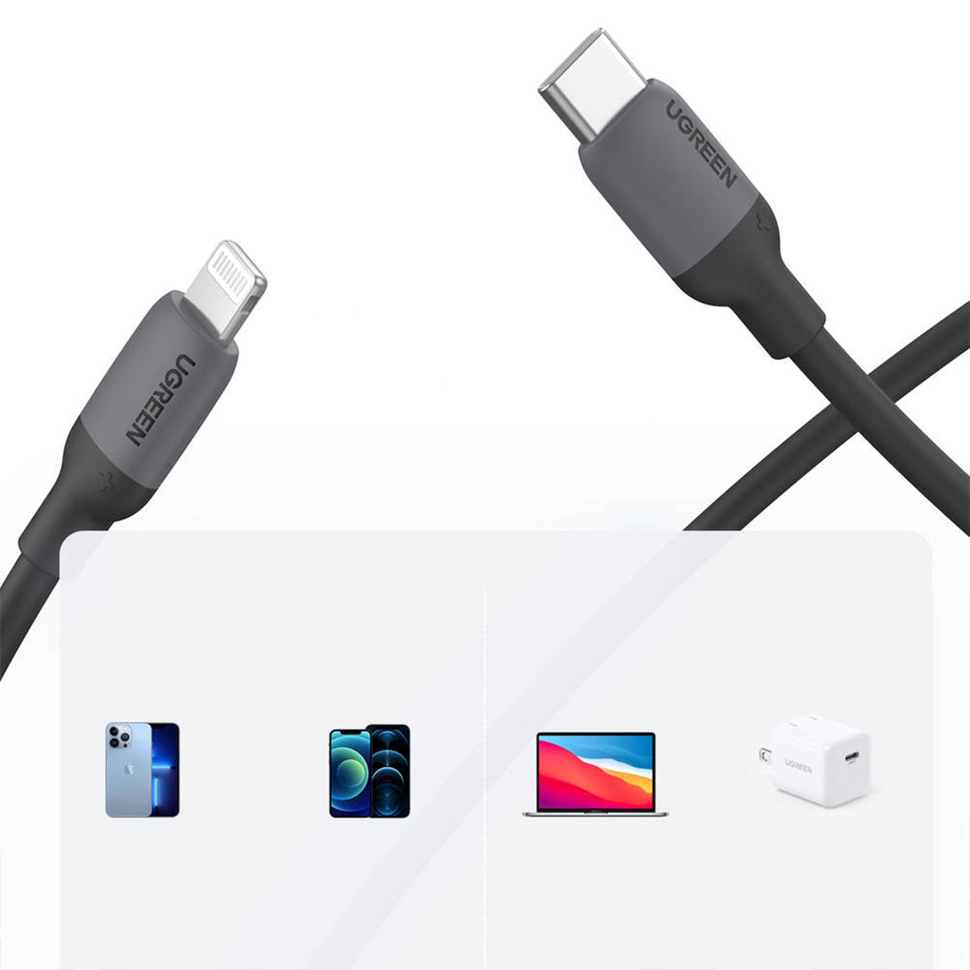Kabell Karikimi USB-C Ne Lightning 20W UGreen
