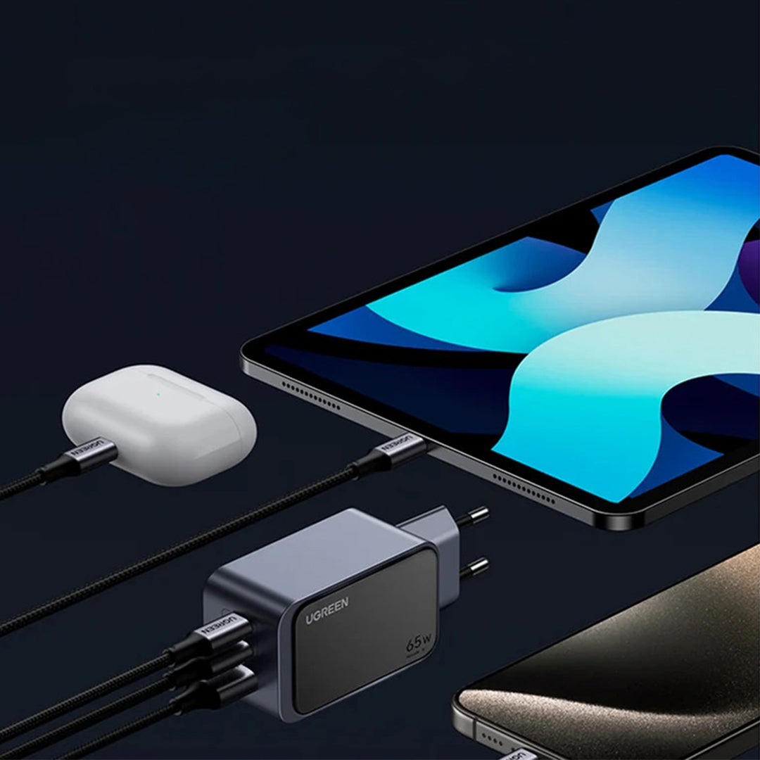 Adaptor Karikimi Nexode 65W UGreen Me Porte USB-A & 2xUSB-C