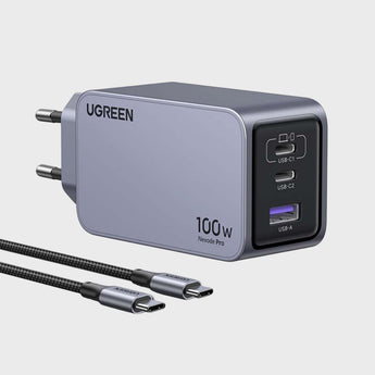 Adaptor Karikimi Nexode Pro 100W UGreen Me Porte USB-A & 2xUSB-C